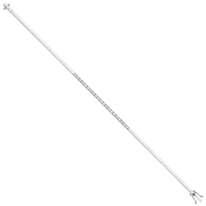 9ct White Gold Half Eternity 0.33ct Tennis Bracelet